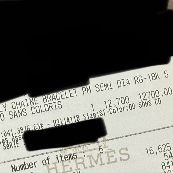 HERMES new 100% Kelly Chaine bracelet|size:ST - Picture 9 of 9